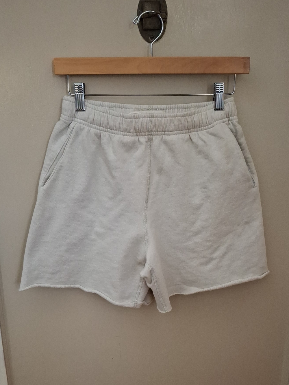 Buck Mason Cream Elastic-Waist Athletic Shorts_1
